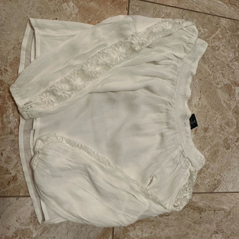 Abercrombie off the shoulder shirt